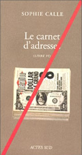 CARNET D'ADRESSES (LIVRE VI)
