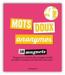 MAGNETS MOTS DOUX ANONYMES