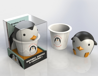 COFFRET MUG + SQUICHY PINGOUIN