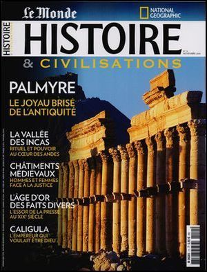 HISTOIRE & CIVILISATIONS N 11 PALMYRE NOVEMBRE 2015