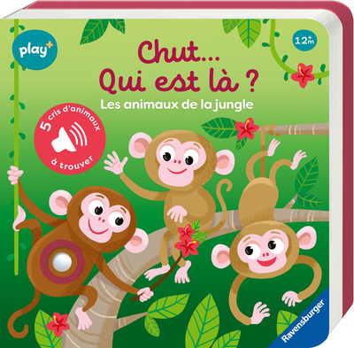 ANIMAUX DE LA JUNGLE - MON PREMIER LIVRE SONORE CHERCHE ET TROUVE