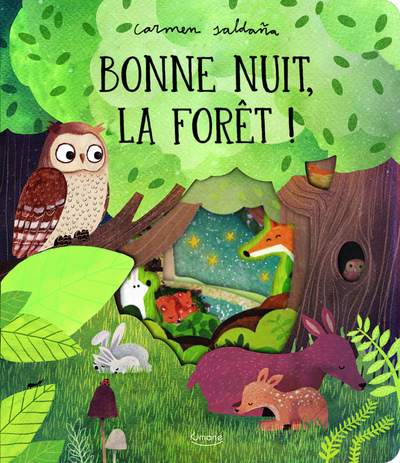 BONNE NUIT, LA FORET ! - AVEC DES DECOUPES A CHAQUE PAGE