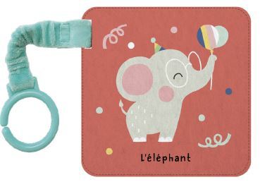 L´ELEPHANT - LIVRE POUSSETTE EN TISSU