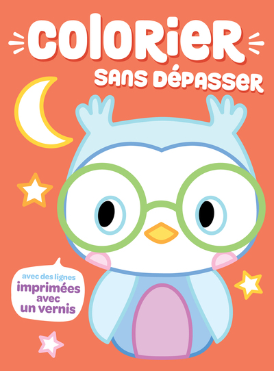 HIBOU - COLORIER SANS DEPASSER