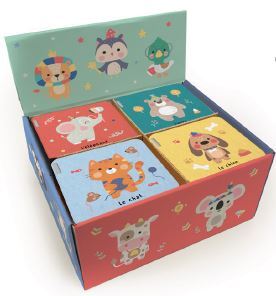 PRESENTOIR 16EX - LIVRE POUSSETTE TISSU