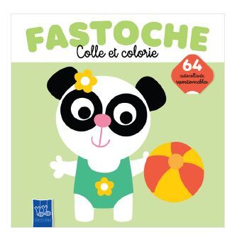 FASTOCHE -LE PANDA - COLLE ET COLORIE