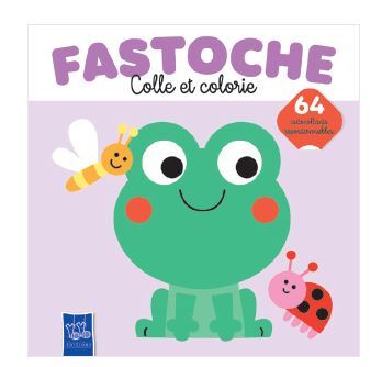 FASTOCHE - LA GRENOUILLE - COLLE ET COLORIE
