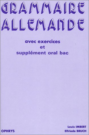 GRAMMAIRE ALLEMANDE AVEC EXERC