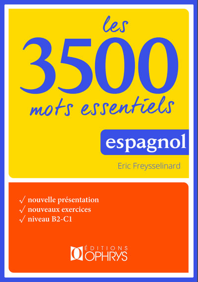 3500 MOTS ESSENTIELS - ESPAGNOL