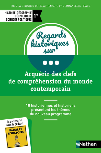 REGARDS SYR HGGSP 1RE - ACQUERIR DES CLEFS DE COMPREHENSION DU MONDE CONTEMPORAIN - 2020