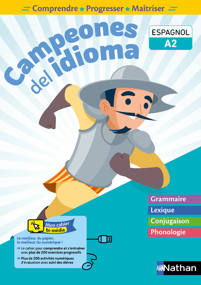 CAMPEONES DEL IDIOMA - CAHIER A2 - COMPRENDE, PROGRESSER, MAITRISER