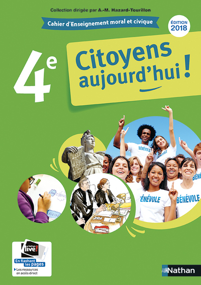CAHIER D´ENSEIGNEMENT MORAL ET CIVIQUE 4E CITOYENS AUJOURD´HUI 2018