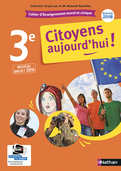 ENSEIGNEMENT MORAL ET CIVIQUE 3E - CAHIER ACTIVITES ELEVE - 2018