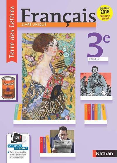 TERRE DES LETTRES FRANCAIS 3E - MANUEL ELEVE 2017