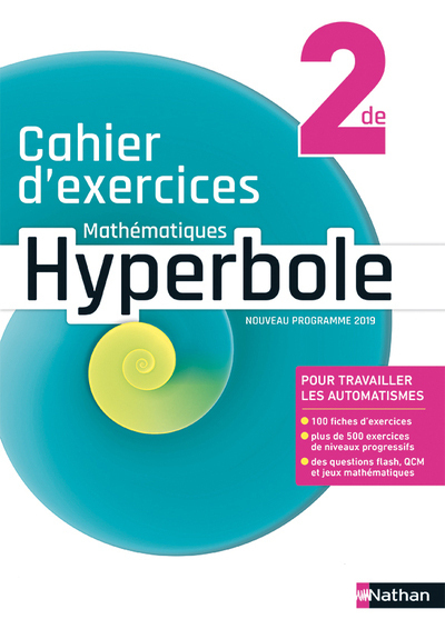 HYPERBOLE 2DE CAHIER D´EXERCICES - 2019