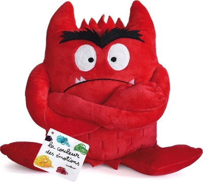 PELUCHE ROUGE COULEUR EMOTIONS