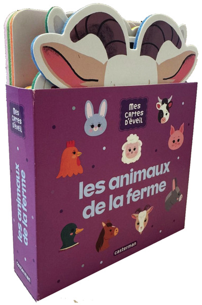 MES CARTES D´EVEIL - LES ANIMAUX DE LA FERME - CARTES D´EVEIL POUR LES 0-36 MOIS