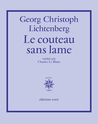 LE COUTEAU SANS LAME
