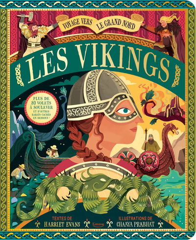LES VIKINGS - PLUS DE 80 VOLETS A SOULEVER ET D´AUTRES RABATS CACHES EN DESSOUS !
