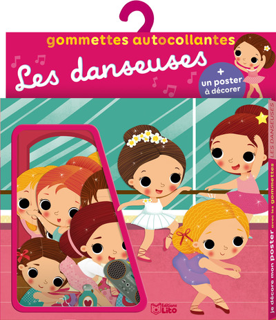 GOMMETTES AUTOCOLLANTES DANSEUSES - JE DECORE MON POSTER