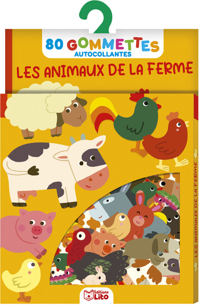 GOMMETTES LES ANIMAUX DE FERME