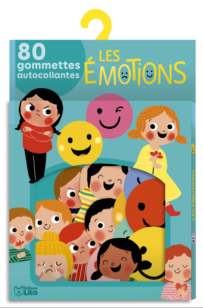 80 GOMMETTES AUTOCOLLANTES LES EMOTIONS