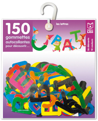 150 GOMMETTES LES LETTRES