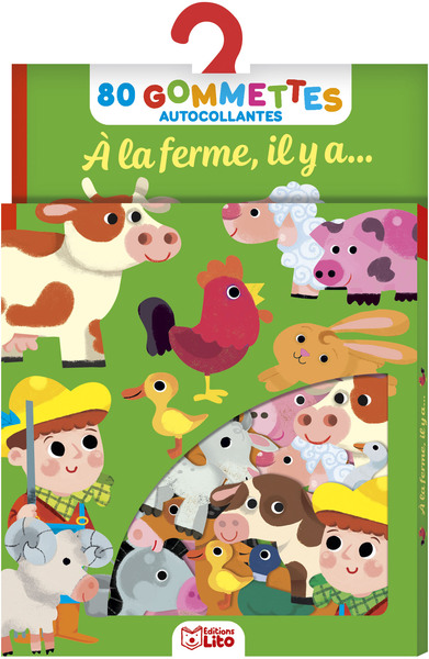 GOMMETTE POULES VACHES COCHONS