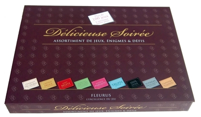 DELICIEUSE SOIREE -  COFFRET ASSORTIMENT JEUX ENIGMES DEFIS
