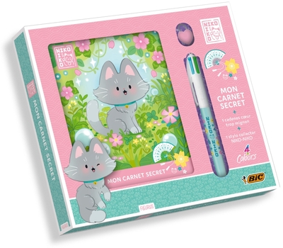 COFFRET CARNET SECRET AVEC BIC - NIKO-NIKO - JOUET