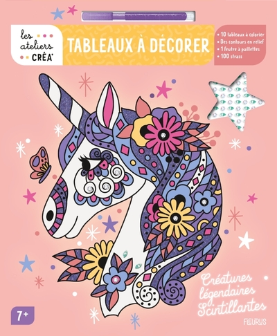 TABLEAUX A DECORER - CREATURES LEGENDAIRES SCINTILLANTES
