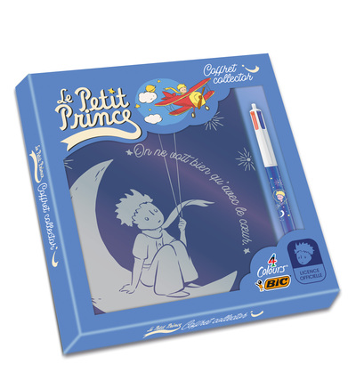 COFFRET CARNET COLLECTOR (AVEC BIC) - LE PETIT PRINCE