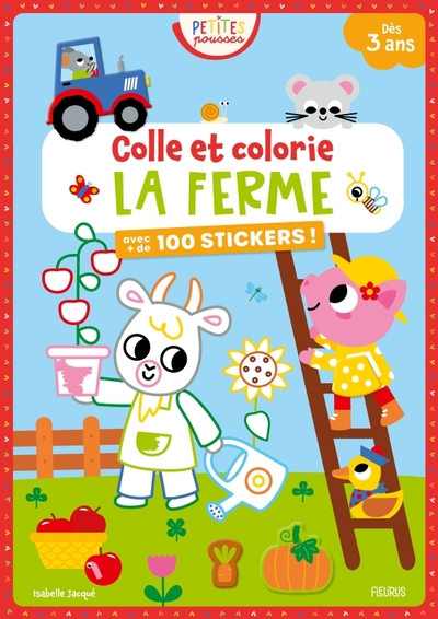 COLLE ET COLORIE - LA FERME