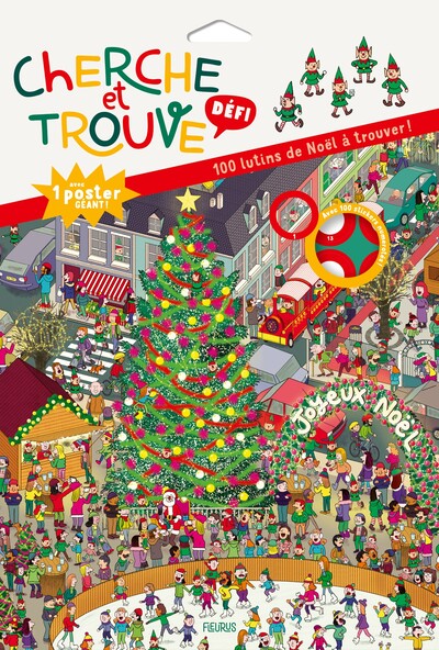 CHERCHE ET TROUVE. 100 LUTINS DE NOEL A TROUVER