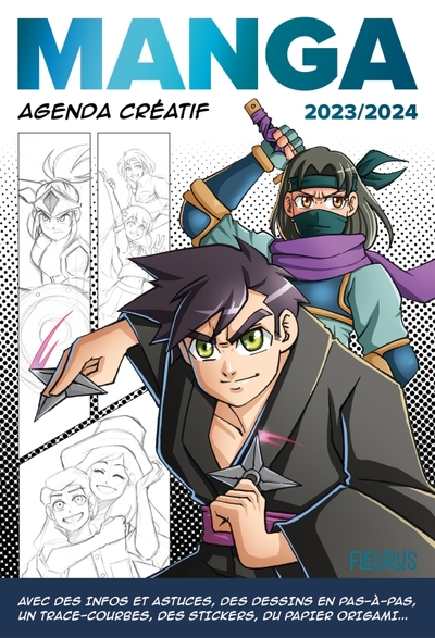 MON AGENDA CREATIF 2023-2024  MANGA