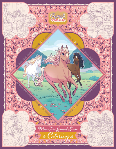 MON TRES GRAND LIVRE DE COLORIAGES RANCH VANILLE