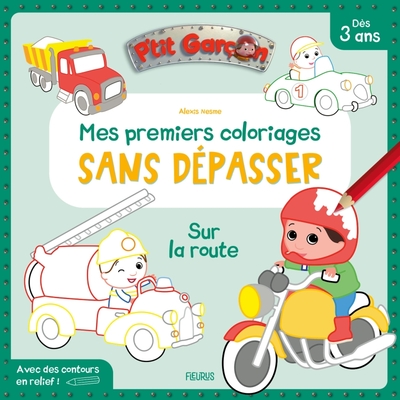 MES PREMIERS COLORIAGES SANS DEPASSER - SUR LA ROUTE