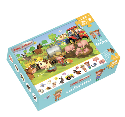 PUZZLE P´TITS VEHICULES - LA FERME (24 PIECES)