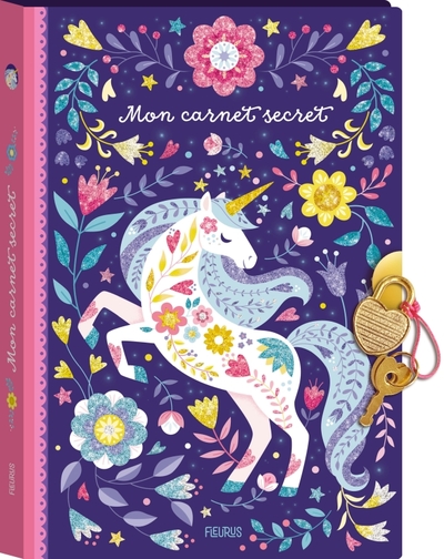 MON CARNET SECRET - LICORNE SCINTILLANTE