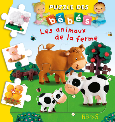 ANIMAUX DE LA FERME - PUZZLE DES BEBES