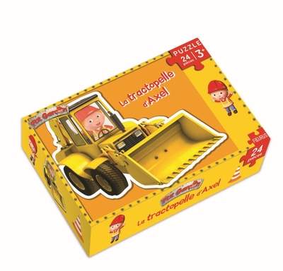 PUZZLE - LA TRACTOPELLE D´AXEL (24 PIECES)