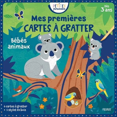 MES PREMIERES CARTES A GRATTER - BEBES ANIMAUX