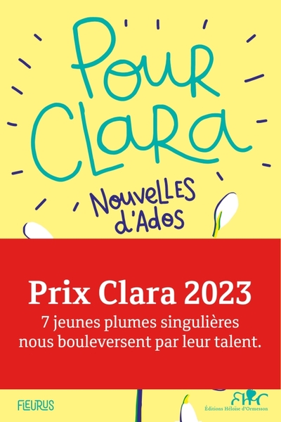 POUR CLARA. NOUVELLES D´ADOS. PRIX CLARA 2023