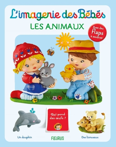 L´IMAGERIE DES BEBES  LES ANIMAUX - 16 FLAPS A SOULEVER