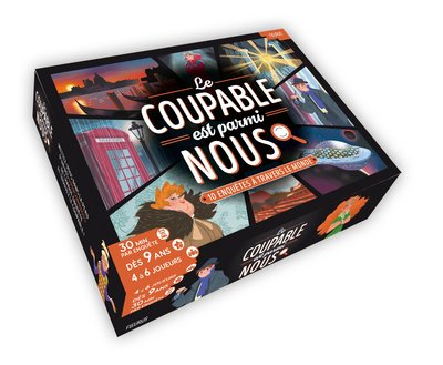 COUPABLE EST PARMI NOUS - 10 ENQUETES A RESOUDRE - JEUX DE ROLE