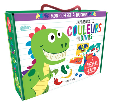 J´APPRENDS LES COULEURS AVEC LES DINOS - MON COFFRET A TOUCHER