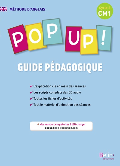 POP UP ! CM1 2015 GUIDE PEDAGO