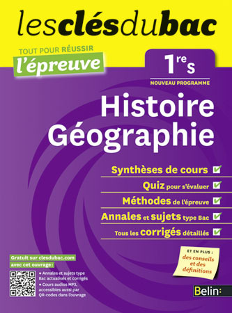 CLES DU BAC REUSSIR EXAMEN HISTOIRE GEO 1RE S