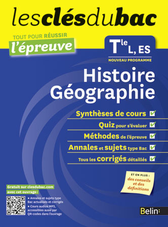 CLES DU BAC REUSSIR EXAMEN HISTOIRE GEO T L, ES
