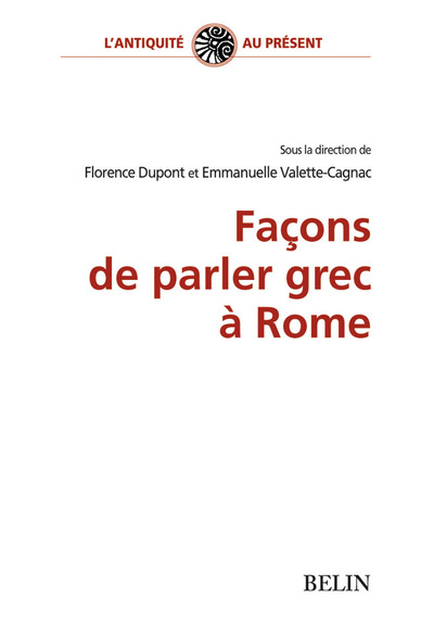 FACONS DE PARLER GREC A ROME